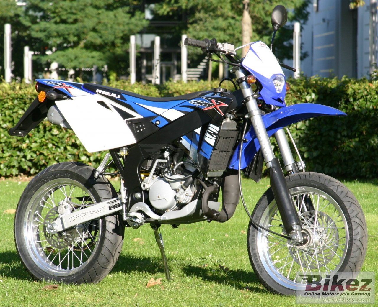 Voorvork - Balhoofdstel - Schokbreker Rieju MRT enduro zwart 2010 2-takt
